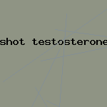 shot testosterone woman